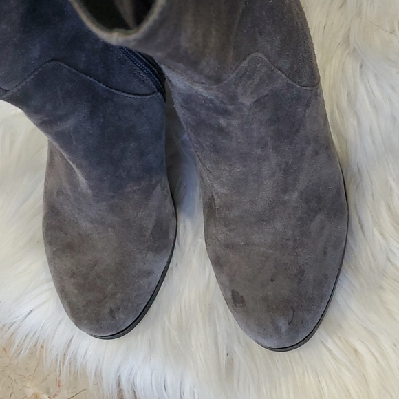 Bonetti  collection grey women's suade boots size 7 - Picture 5 of 16